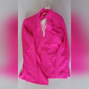 Skies are Blue Pink blazer NWT